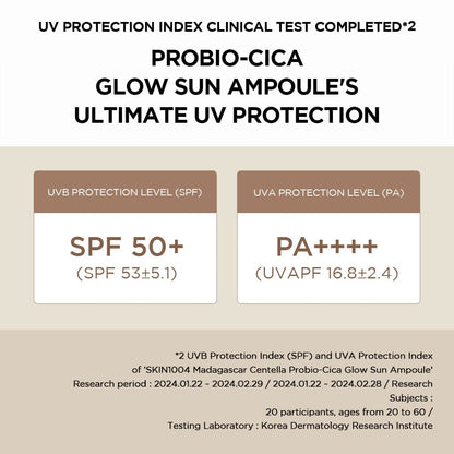 Probio-Cica Glow Sun Ampoule